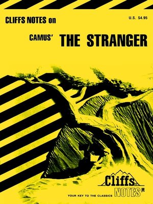 cover image of CliffsNotes on Camus The Stranger
